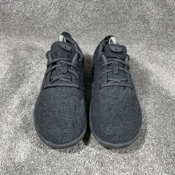 Allbirds Superfine Certified Merino Wool Runners WR Sneakers Black Mens Sz 10 - Picture 4 of 12